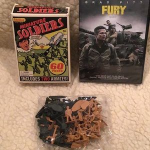 DVD-FURY & miniature soldiers